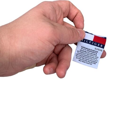 VINTAGE 1994 Tommy Hilfiger Sweater XL Gray - Picture 9 of 11